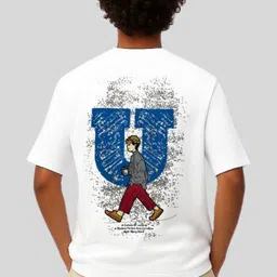 SUN 'N' SUMMER Men Graphic Printed Round Neck Oversized T-shirt-image-86