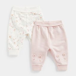 mothercare Girls Floral Printed Pleated Joggers Trousers-image-71