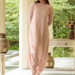 Pasha Women Coral Dhoti Jumpsuit-image-84