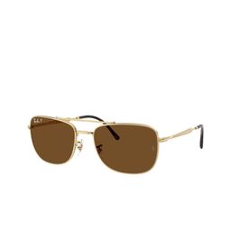 Ray-Ban Unisex Rectangle Sunglasses with Polarised Lens-32
