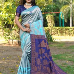 Om Shantam Sarees Woven Design Zari Kanjeevaram Saree-image-48