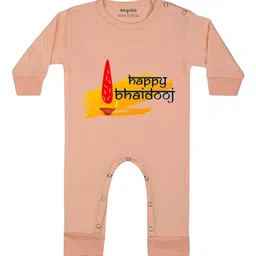 Arvesa My First Diwali Printed Bodysuit-image-67