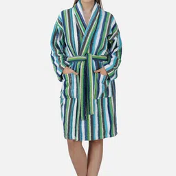 RANGOLI Women Pure Cotton Bath Robe-image-25