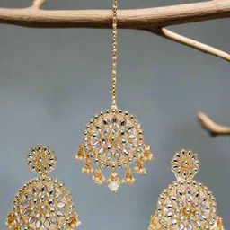 Jazz and Sizzle Circular Chandbalis Earrings-image-7