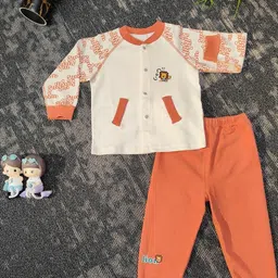 Zankhi Unisex Kids Printed Shirt with Pyjamas-image-71