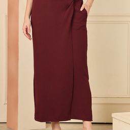 NEUDIS Knitted Straight Midi Skirt-picture-30