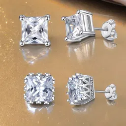 The Roadster Lifestyle Co. Men Set Of 2 Stud Earrings-27