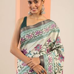 Libas Floral Printed Saree-picture-37