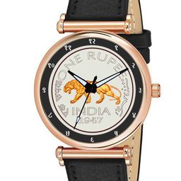 CSAMON Men Dial & Leather Printed Straps Analogue Watch C34MRG SLV RS Black Chikani-image-71