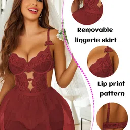 VAGHBHATT Net Baby Doll image 3