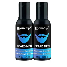 LIVINCY Set Of 2 Advanced Beard Oil With Olive & Jojoba Oil - 50 ml Each-5