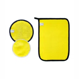 Softspun Microfiber Yellow & Black 3 Other 300 GSM Bath Towel-16