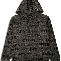 CAVIO Boys Typography Printed Hood Cotton Pullover Sweatshirt-picture-25