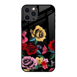 QRIOH Floral Printed iPhone 12 Pro Back Case Mobile Accessories-picture-21