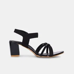 SAWADI Textured Block Sandals with Buckles image 2