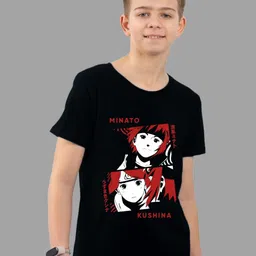 Uniplanet store Boys Typography Printed T-shirt-image-37