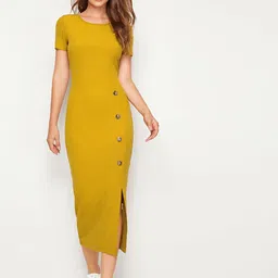Nalax Designs Applique Sheath Midi Dress-picture-31