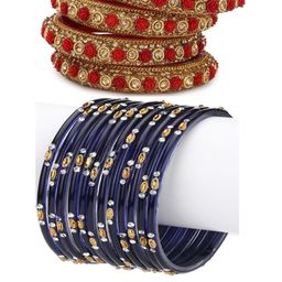 1ST TIME Red Alloy Bangle-16