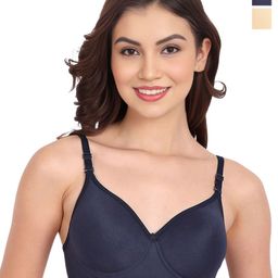 Liigne Women Full Coverage Lightly Padded Pack of 2 Bra-40