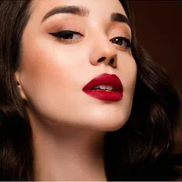 Blue Heaven Roseate Soft Matte Lipstick Infused With Argan Oil 4g - Ruby Red image 5
