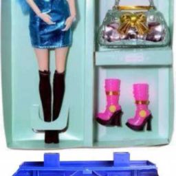 combo Baby Kids My Country Doll House Play Sets with Living Room , Bed Room, Bath Room, Dining Room & Doll Set with Foldable Hands and Legs for Girls-9
