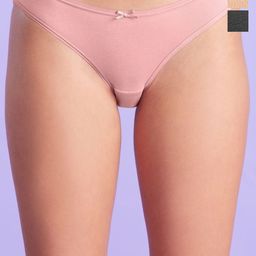 Nykd Pack Of 3 Cotton Bikini Briefs
NYP030-Foxglove/ black/ mahogany-picture-54