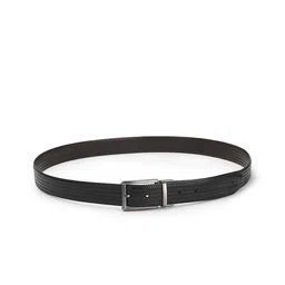 Cazzano Men Textured Leather Reversible Belt-image-57