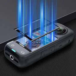 EKD Silicone Case/Screen Protectors/Lens Cap Suitable for Insta360 X4 Accessories Case image 5