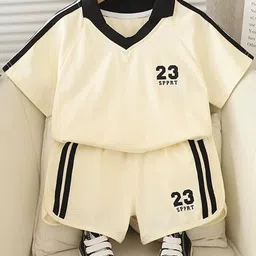 LULU & SKY Boys Top with Shorts-image-39