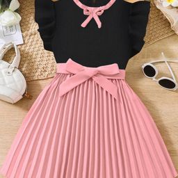 TIOR Black Polyester Fit and Flare Dresses-image-57