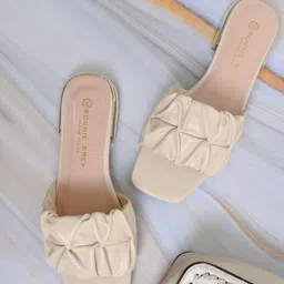 Ronnie Grey Women Slip-On Open Toe Flats-image-50