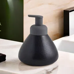 The Better Home Black Ceramic Glossy Soap Dispenser 360 ml-picture-6