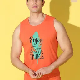 WOOSTRO Pack Of 2 Printed Combed Cotton GymInnerwear VWS26(ENJOY ORANGE)(ALONE RUST)-image-73
