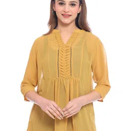 Moda Elementi Cotton Georgette Top-image-63