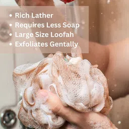 ALLURE Soft & Skin Friendly Large Loofah image 3