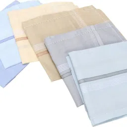 Johnnie Boy cotton handkerchief for men multicolor set of hand kerchief for boys (Size : 48 * 48 Cm) ( pack of 6) ["Multicolor","light pink","skyblue","Blue","Brown"] Handkerchief-image-73