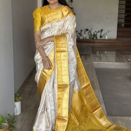 Areca Designer Woven Design Pure Silk Banarasi Saree-image-45