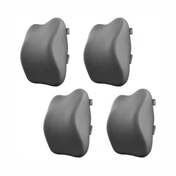 FRIDO Grey Set of 4 Memory Foam Filled Faux Velvet Breathable Therapedic Pillow-picture-6
