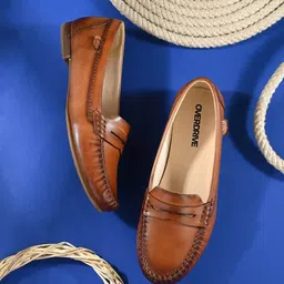 Overdrive Women Leather Loafers-picture-19