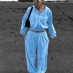 LULU & SKY Hooded Long Sleeves Sweatshirt With Trouser-picture-1