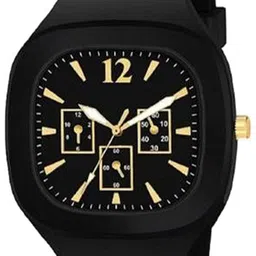 Hala Men Pack of 3 Solid Square Tang Regular Analogue Watches image 2