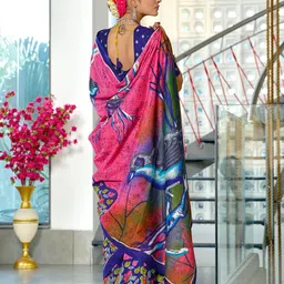 Pandadi Saree Abstract Printed Block Print Sarees image 2