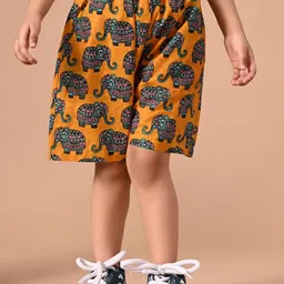 MoMaa Boys Animal Printed Shorts-49