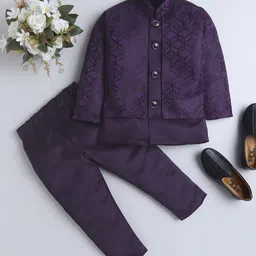 BAESD Boys Printed Blazer & Trouser-image-80