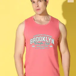 WOOSTRO 2-Pcs Odour-Free Combed Cotton Innerwear Vests VWS26(BKLN PEACH)(PLAIN RUST)-image-96