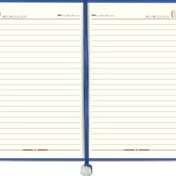 abstract collection Executive A5 Diary Notebook with Pen Holder A5 Notebook Single Rule 200 Pages image 3