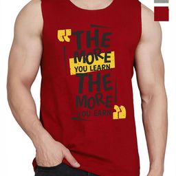WOOSTRO Men Pack Of 2 Typography Printed Round Neck Cotton Slim Fit T-shirts-image-50