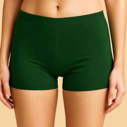 HIRRUX Women Skinny Fit Combed Cotton Shorts-picture-0