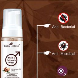 Park Daniel Set Of 2 Men's Intimate Wash With Argan Oil Extract- 150 ml Each image 5