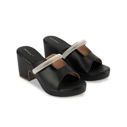 MOSAC Embellished Open Toe Wedge Sandals-2
